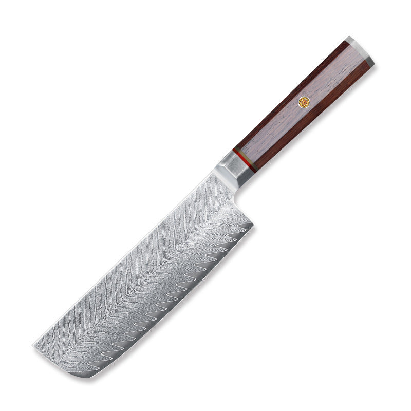 Damascus steel octagonal handle series kitchen knife