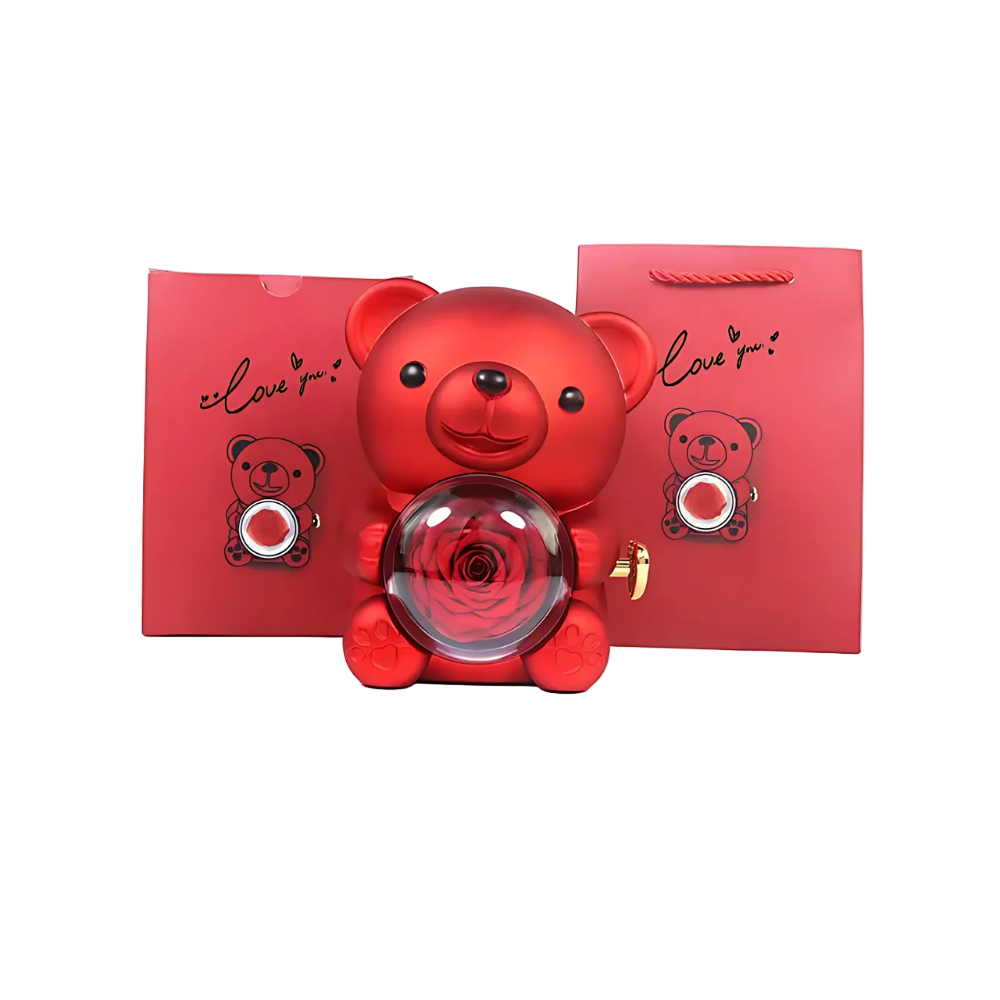 Teddybären mit Geschenk