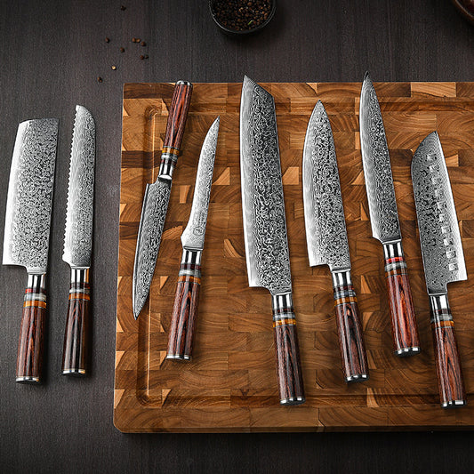 Household Chef Knife AUS10 Steel Core