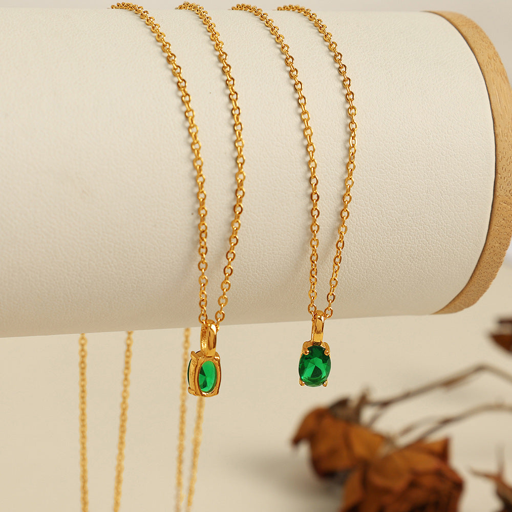 ✨ XL231 Halskette – Titanstahl mit Elektrobeschichtung