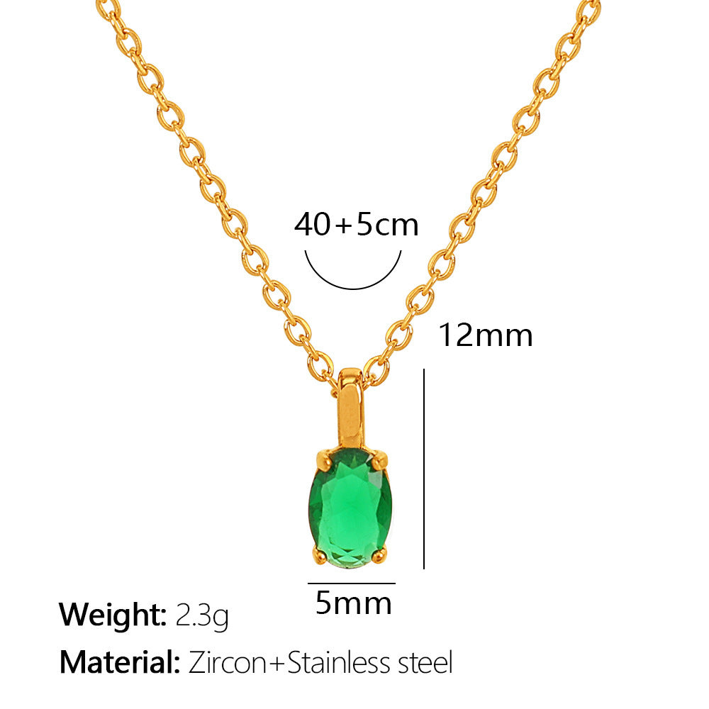 ✨ XL231 Halskette – Titanstahl mit Elektrobeschichtung